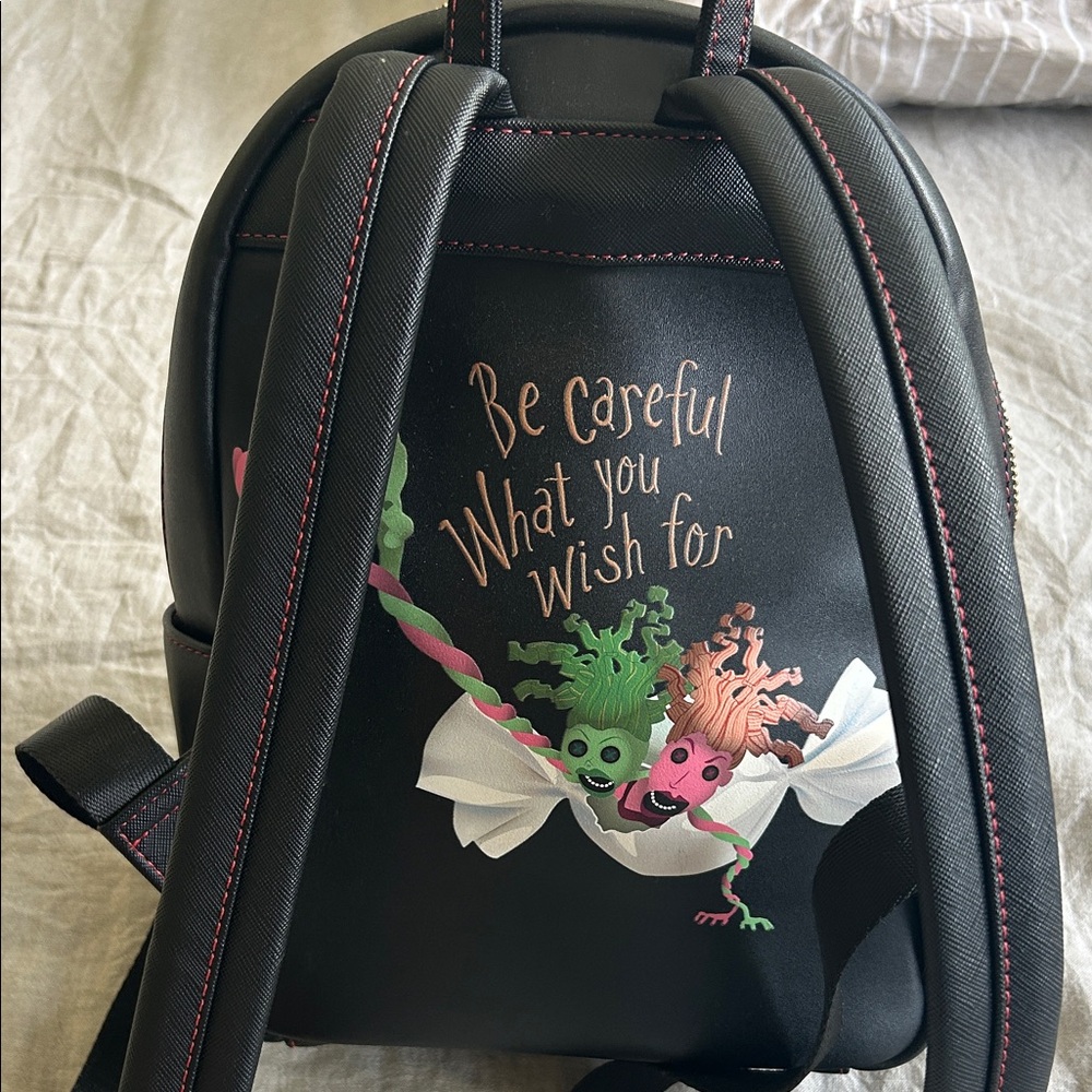 Loungefly Black Multi-Color Floral Theater Mini Backpack - Picture 5 of 5